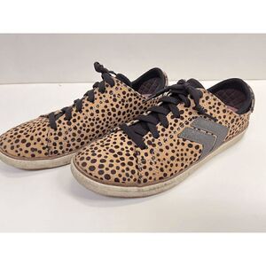 Dr. Scholl's Shoes Women's Sweet Kicks Oxford Sneakers Brown Leopard Size 7.5M